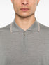 fine-knit polo shirt